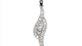 A White Cubic Zirconia Pendant.