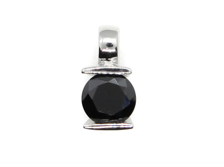 A Black & White Cubic Zirconia Pendant.