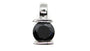 A Black & White Cubic Zirconia Pendant.