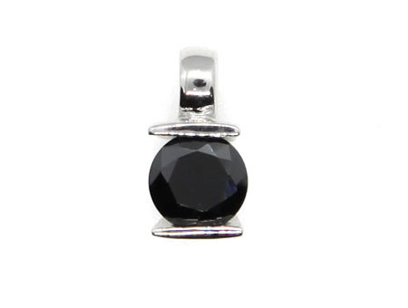A Black & White Cubic Zirconia Pendant.