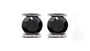 A Black Cubic Zirconia Earring.