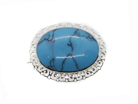 Torquoise Stone Brooche
