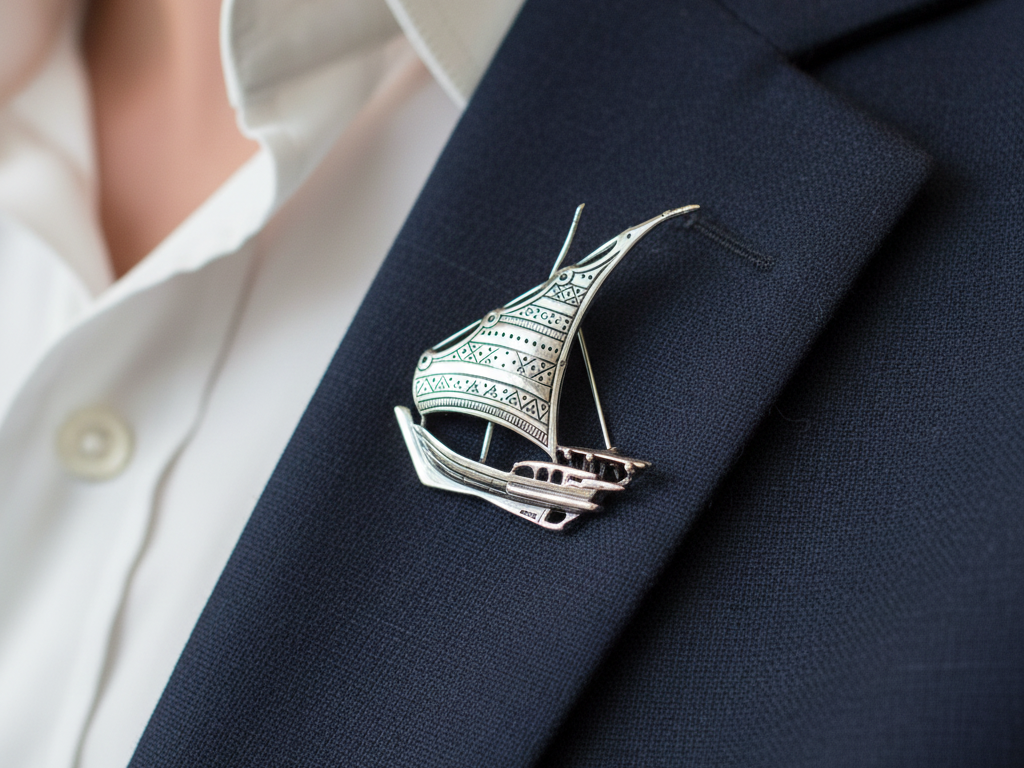 Simply Silver Brooch