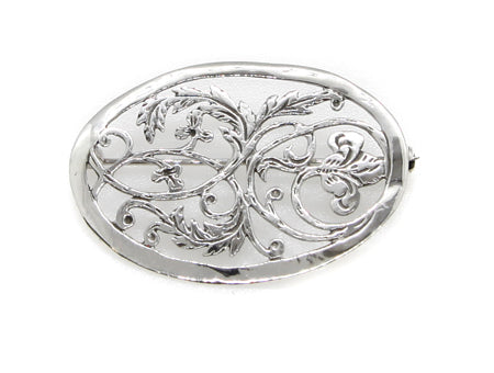 Simply Silver Brooch