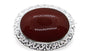 Brown Stone Brooche