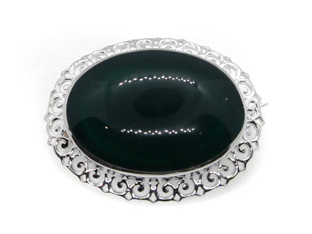 Green Stone Brooche