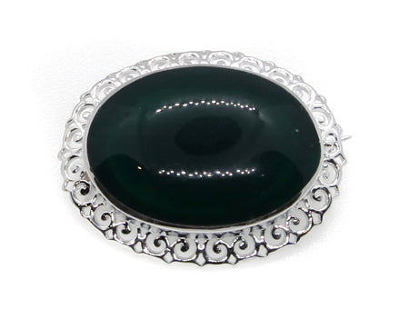 Green Stone Brooche