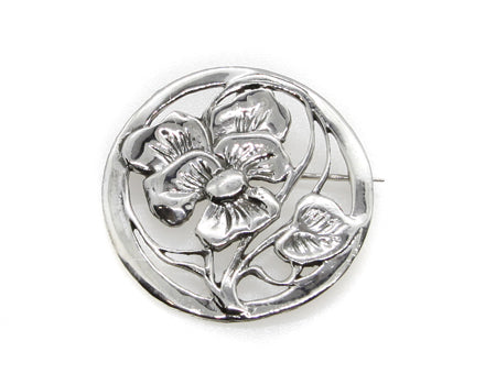 Simply Silver Brooch