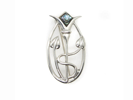 Simply Silver Brooch
