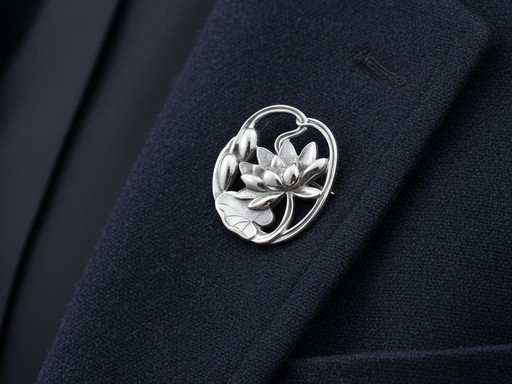 Simply Silver Brooch