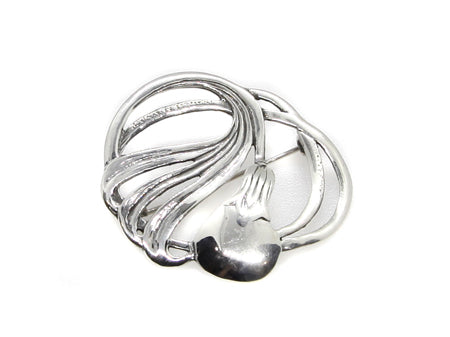 Simply Silver Brooch