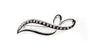 Simply Silver & White Cubic Zirconia Brooch