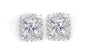 A White & White Cubic Zirconia Earring.