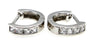 A White Cubic Zirconia Earring.