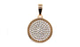 A Silver with Rose Gold Plate Pendant