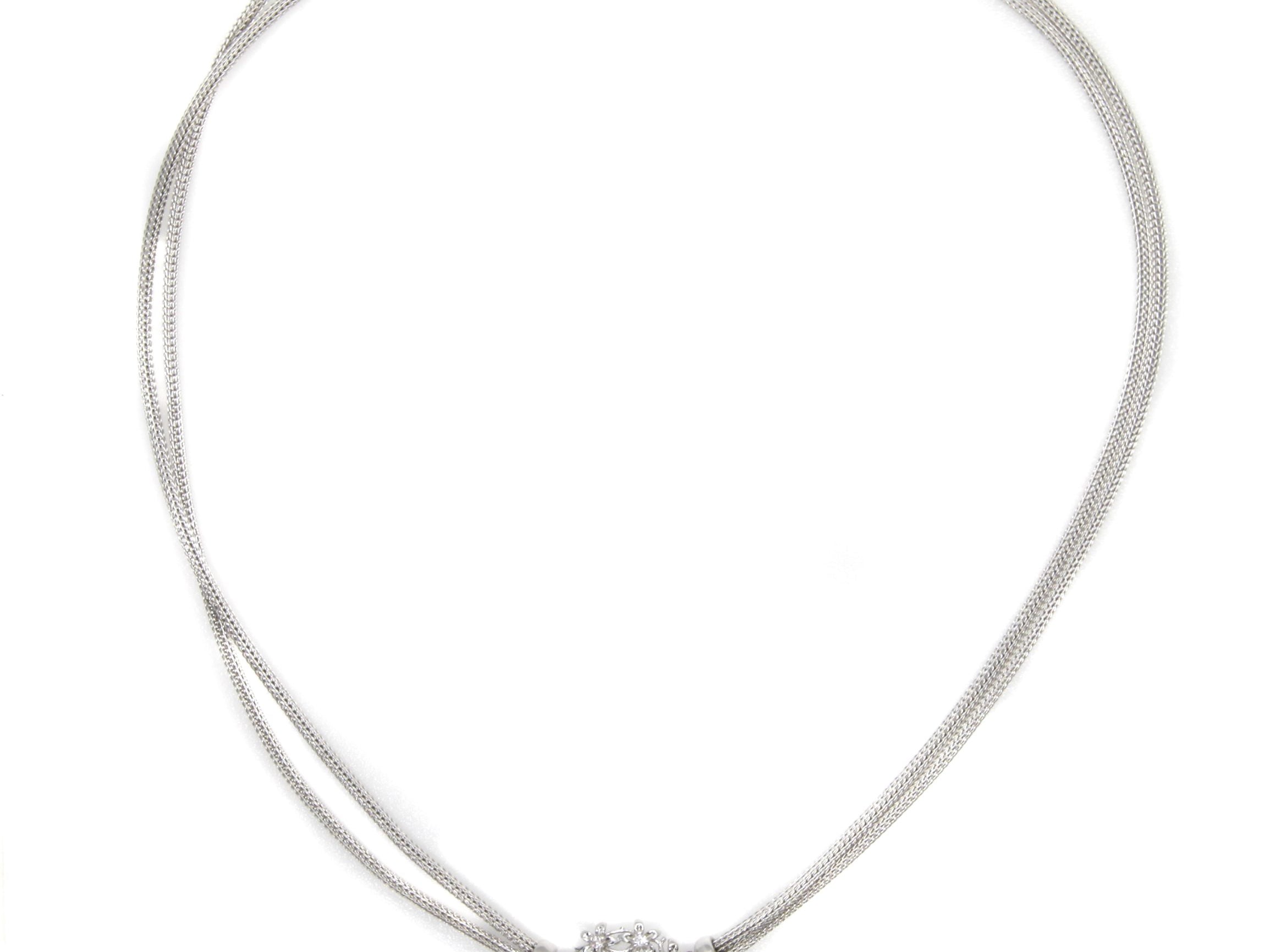 A Simply Silver Necklace.