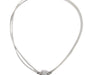 A Simply Silver Necklace.