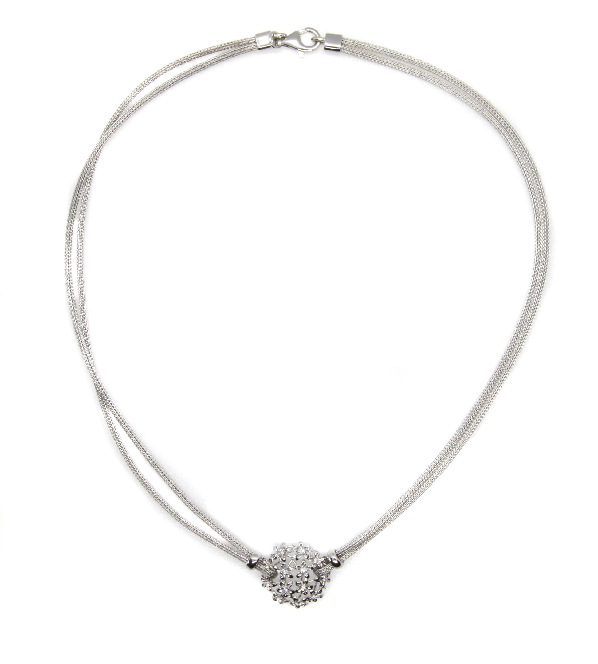 A Simply Silver Necklace.