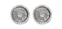 A White Cubic Zirconia Earring.