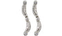 A White Cubic Zirconia Earring