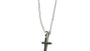 Silver Plain Cross pendant and chain