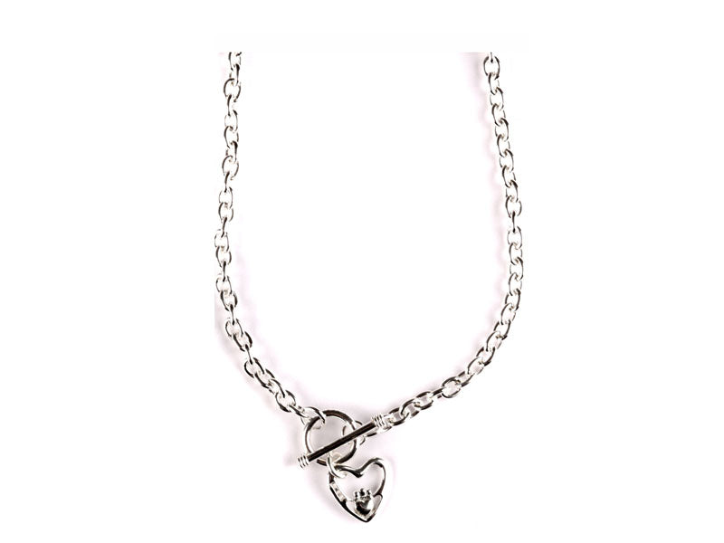 Claddagh Silver Necklace