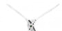 Claddagh Necklace with Emerald Cubic Zircona Stone