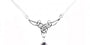 Celtic Silver Necklace with OYNX Stone