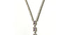 Amethyst Cubic Zirconia Silver Necklace.