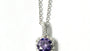 Amethyst Cubic Zirconia Necklace