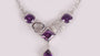 Amethyst Cubic Zirconia Necklace