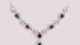 Amethyst Cubic Zirconia Necklace