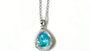 Aqua Cubic Zirconia Necklace