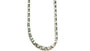 Aquamarine Cubic Zirconia Claw Set Tennis Necklace