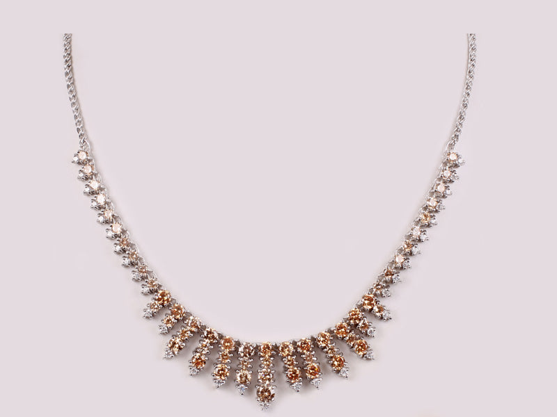 Champagne/Smokey Quartz Necklace
