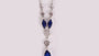 Sapphire Cubic Zirconia Necklace