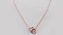 A White Cubic Zirconia Necklace.