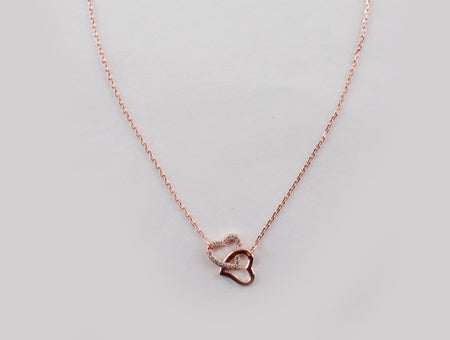 A White Cubic Zirconia Necklace.