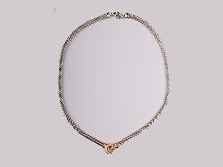 A White Cubic Zirconia Necklace.