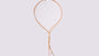 A White Cubic Zirconia Necklace.