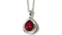 A Ruby Cubic Zirconia Necklace