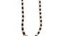 A Ruby Cubic Zirconia Claw Set Tennis Silver 3mm Necklace