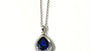 A Sapphire Cubic Zirconia Necklace