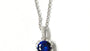 A Sapphire Cubic Zirconia Necklace