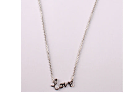 A White Cubic Zirconia Necklace.
