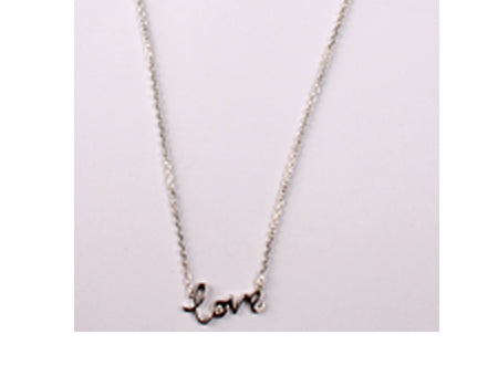A White Cubic Zirconia Necklace.