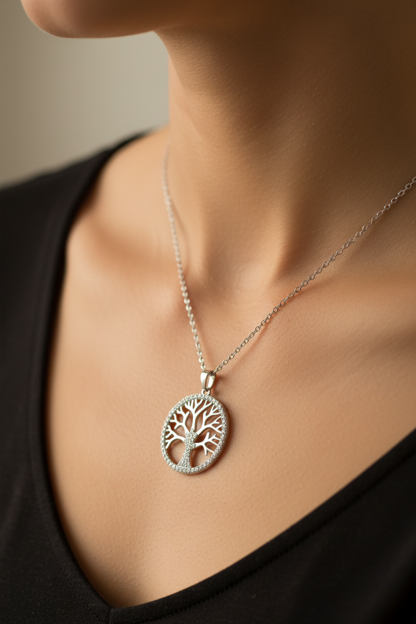 Silver Tree of Life Necklace