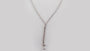 A White Cubic Zirconia Necklace.