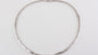 A White Cubic Zirconia Necklace.