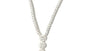 White Cubic Zirconia Silver Necklace.